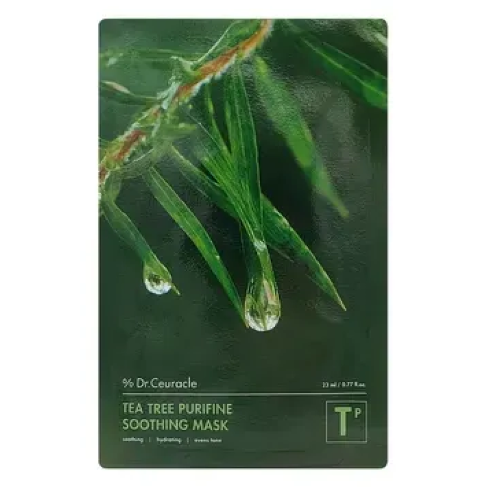 Успокаивающая маска с экстрактом чайного дерева DR.CEURACLE Tea Tree Purifine Soothing Mask шт (Цена: 100 грн.)