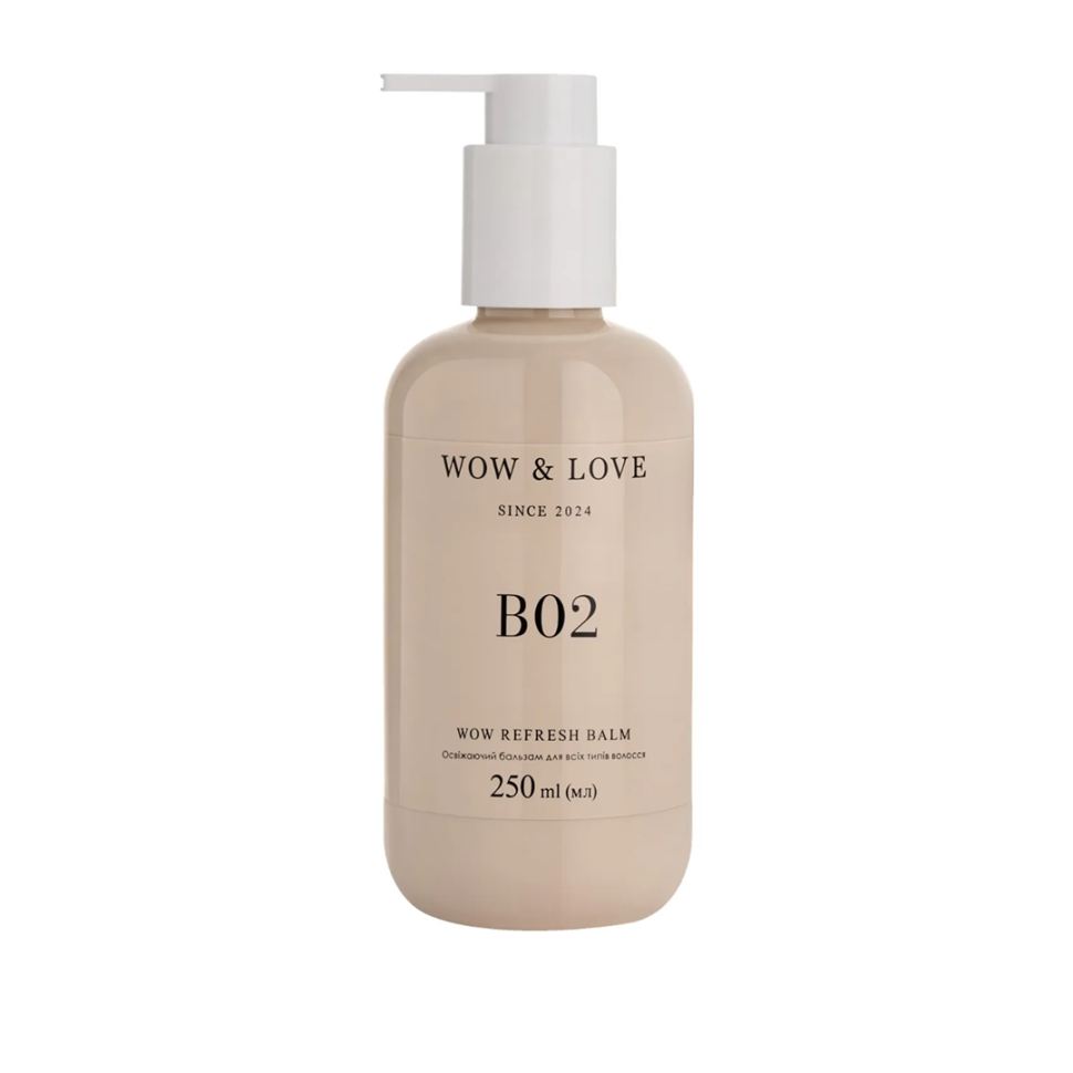 Освежающий бальзам для всех типов волос WOW & LOVE B02 Wow Refresh Balm 250 мл (Цена: 646 грн.)