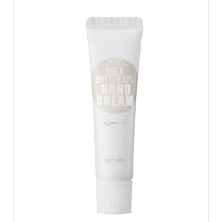 DERMA FACTORY крем для рук без аромату Shea Butter 10% Hand Cream Fragrance Free 30 г (Ціна: 255 грн.)