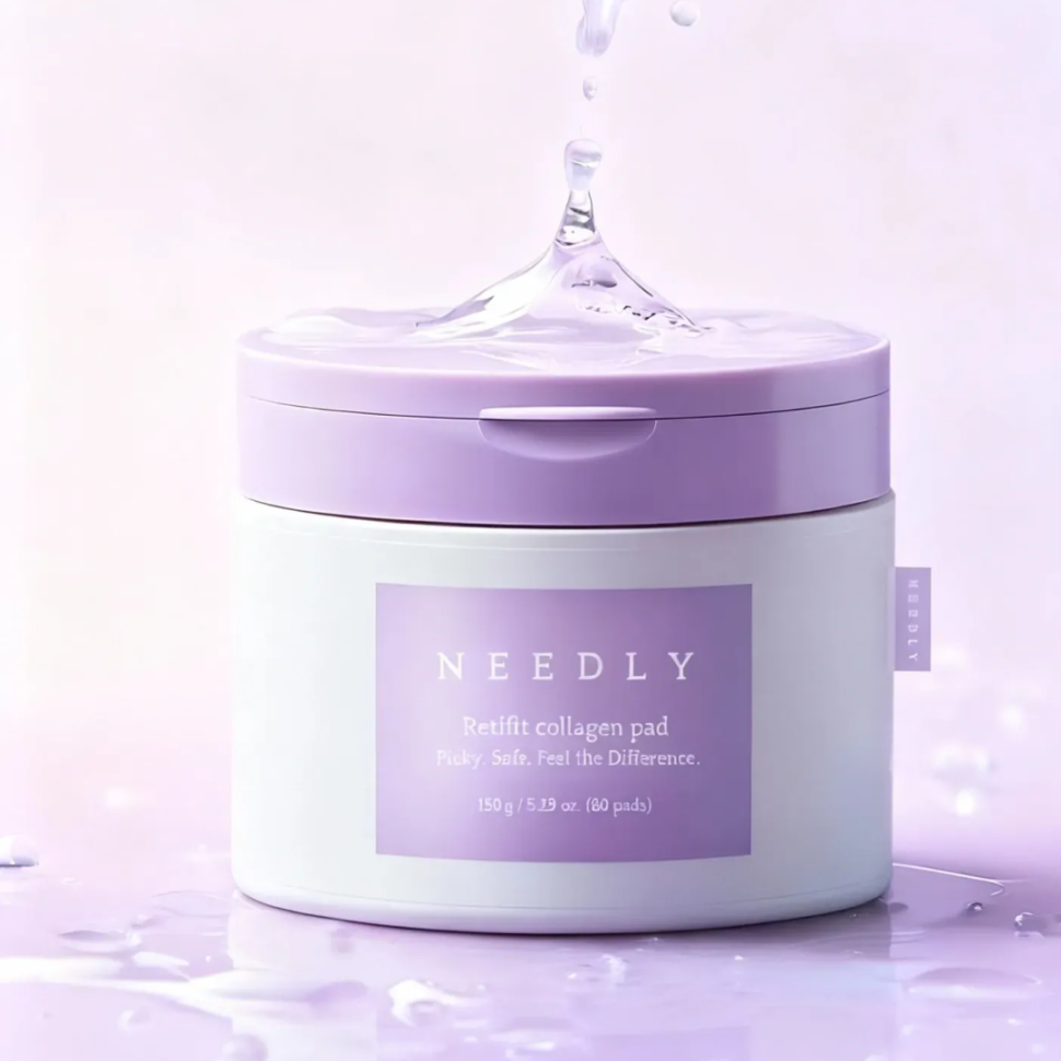 NEEDLY тонер-педи з колагеном для зволоження та пружності Retifit Collagen Pad уп (Ціна: 1 097 грн.)