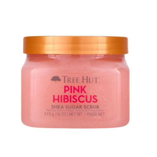Сахарный скраб с фруктово-цветочным ароматом TREE HUT Pink Hibiscus Sugar Scrub 510 г 