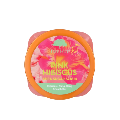 Сахарный скраб с фруктово-цветочным ароматом TREE HUT Pink Hibiscus Sugar Scrub 510 г 