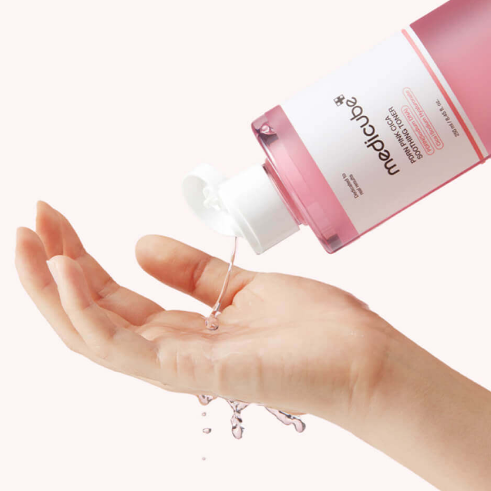 Успокаивающий тонер с полинуклеотидами и центелой MEDICUBE PDRN Pink Cica Soothing Toner 250 мл (Цена: 1 150 грн.)