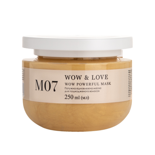 Мощная восстанавливающая маска для поврежденных волос WOW & LOVE M07 Wow Powerful Mask 250 мл
