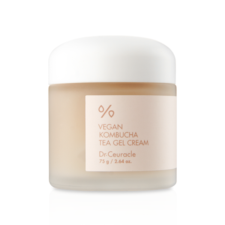 Крем-гель с экстрактом комбучи DR.CEURACLE Vegan Kombucha Tea Gel Cream 75 г