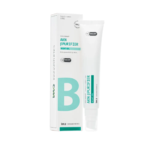 INNOAESTHETICS AKN Purifier 24h Night Gel нічний крем-гель для терапіі проблемної шкіри 50 г (Ціна: 3 032 грн.)