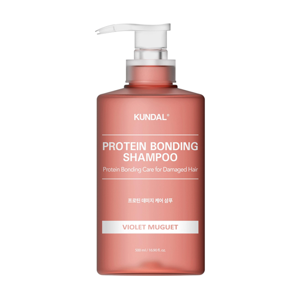 Шампунь на основе натуральных ингредиентов для поврежденных волос KUNDAL Protein Bonding Shampoo Violet Muguet 500 мл (Цена: 780 грн.)