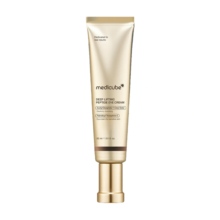 MEDICUBE Deep Lifting Peptide Eye Cream підтягуючий крем для контуру очей з пептидним комплексом 30 мл (Ціна: 1 590 грн.)