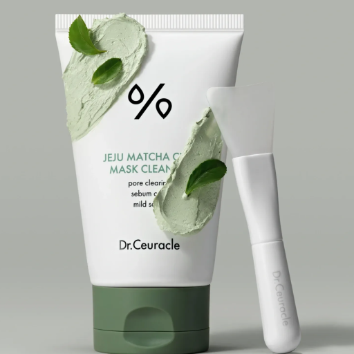 Очищающая глиняная маска с чаем матча DR.CEURACLE Jeju Matcha Clay Mask Cleanser 120 мл 