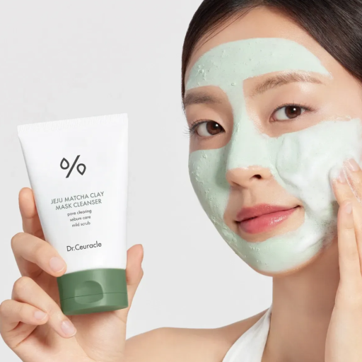 Очищающая глиняная маска с чаем матча DR.CEURACLE Jeju Matcha Clay Mask Cleanser 120 мл 