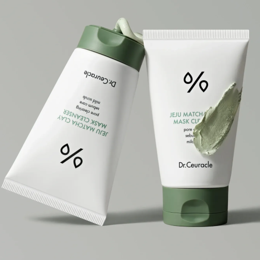 Очищающая глиняная маска с чаем матча DR.CEURACLE Jeju Matcha Clay Mask Cleanser 120 мл 