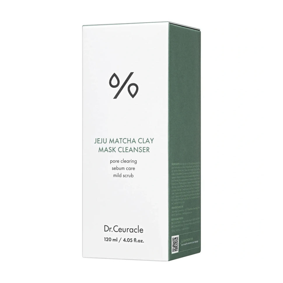 Очищающая глиняная маска с чаем матча DR.CEURACLE Jeju Matcha Clay Mask Cleanser 120 мл (Цена: 900 грн.)