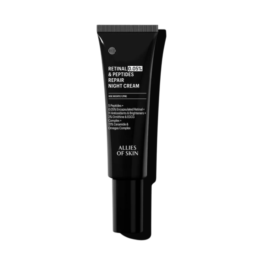 Крем ночной антивозрастной с ретинолом ALLIES OF SKIN Retinal & Peptides Repair Night Cream 48 мл