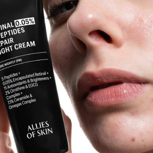 Крем ночной антивозрастной с ретинолом ALLIES OF SKIN Retinal & Peptides Repair Night Cream 48 мл