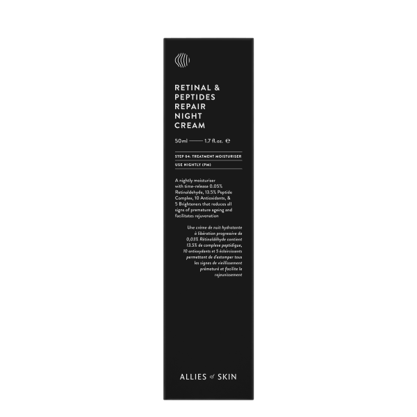 ALLIES OF SKIN нічний крем із ретиналем Retinal & Peptides Repair Night Cream 50 мл (Ціна: 5 975 грн.)