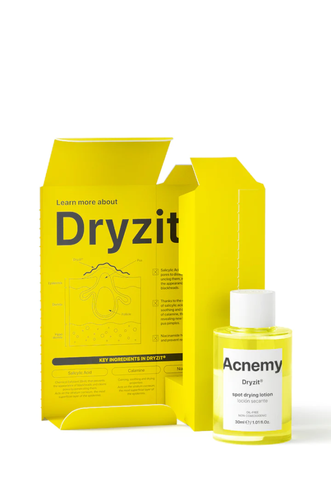Подсушивающий лосьон от воспалений ACNEMY Dryzit 30 мл (Цена: 1 437 грн.)