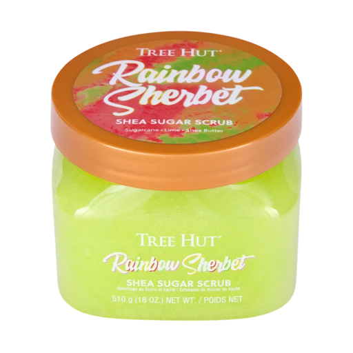 Сахарный скраб с ароматом сладкого мороженного TREE HUT Rainbow Sherbet Sugar Scrub 510 г
