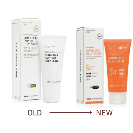 Солнцезащитный крем SPF 50+ для жирной кожи INNOAESTHETICS Inno-Derma Sunblock SPF 50+ UVB/UVA for Oily Skin 60 мл