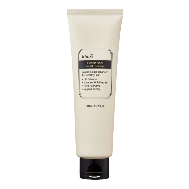 DEAR, KLAIRS Gentle Black Facial Cleanser м'який засіб для очищення шкіри 140 мл (Ціна: 975 грн.)
